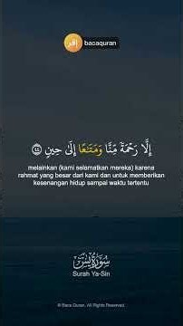 Surah Yasin Ayat 41–46 #Yasin #QuranRecitation #HariKiamat