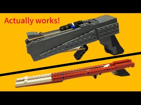 I built and tested WORKING LEGO WEAPONS!