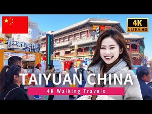 【4K HDR】City Walk In Taiyuan, China 🇨🇳 Traditional Downtown Food Street | March 2025 | 太原食品街