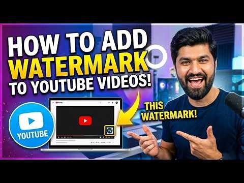 How To Add Watermark To YouTube Video - Full Guide | Video Watermark