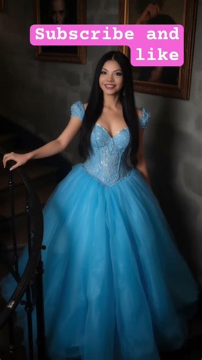 Princess Reana is going downstairs for the Royal ball