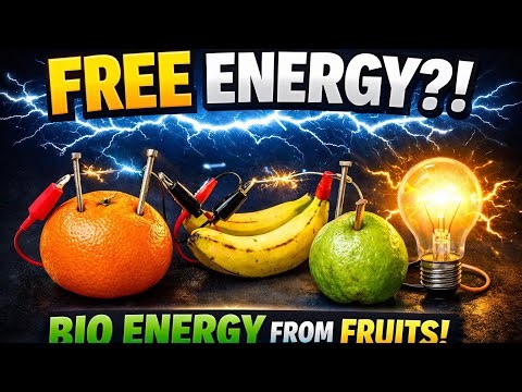 Generate Free Electricity from Fruits! 🍋⚡ | Bio Energy Explained