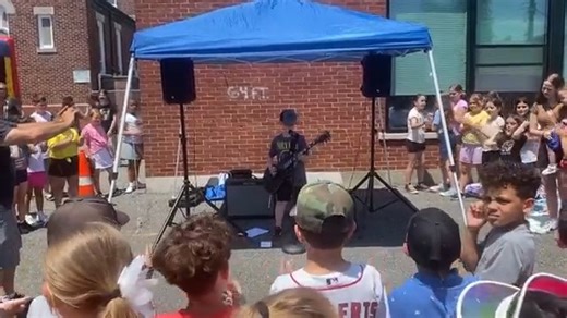 Check out this 3rd grader from St Michaels rocking out. His name is Thomas. Video courtesy of St Michael's Church and School. | Fall River Reporter