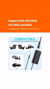 for Logitech G29 Power Supply for Racing Wheel G920 G923 G25 G27 G940 GT 24V Power Adapter Replacement Logitech Driving Force GT Racing Wheel APD DA-42H24, AD10110LF, 190211-0010 ETL Listed
