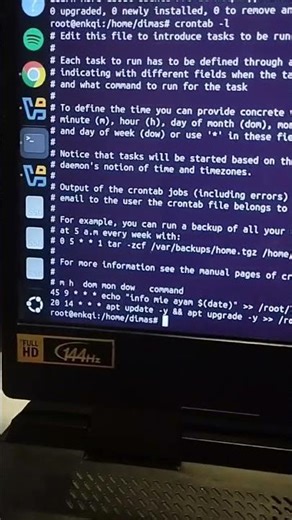 crontab - ubuntu