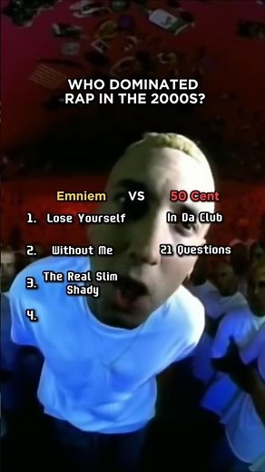 50 Cent vs Eminem — Who Ran 2000s Rap? 💥 #HipHopLegends