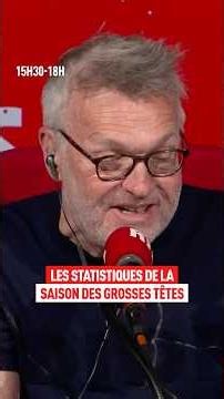Statistics from the season of Les Grosses Têtes.