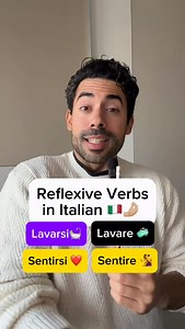 Everything You Need To Know About Reflexive Verbs in Italian 🇮🇹 #italian #italiano | Italian Teacher Tony