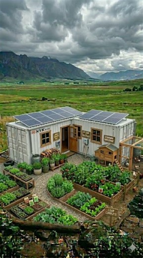 Rusty Farm Containers → Modern Self-Sustaining Farmhouse | Full Transformation