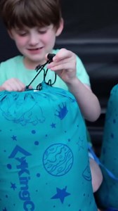 KingCamp 45°F Kids Sleeping Bag, Lightweight Waterproof & Compact Flannel Sleeping Bags Cold Weather & Warm Youth Essentials Gear Accessories for Camping, Fits 10-12 Children up to 4'7"-5'5" Tall