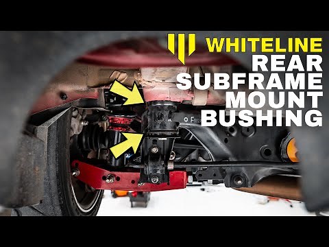 Whiteline Rear Subframe Bushing Insert Install