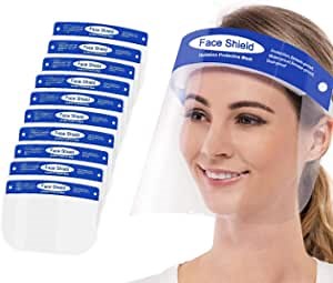 10 Pack Unisex Face Shield Reusable for Cycling Camping Travel for Kids Teens Men Women