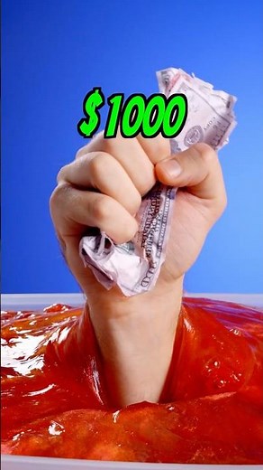 $1000 Hidden In Slime!