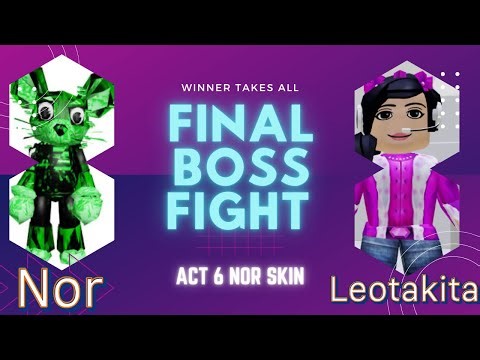 How to complete Final Boss Fight Nor Skin in Piggy 🥰#roblox #piggy