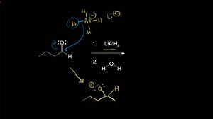 Formation of alcohols using hydride reducing agents