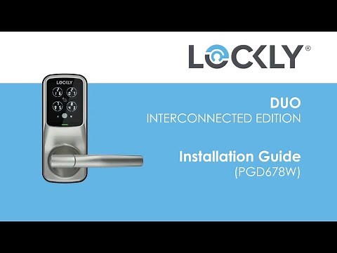 Lockly Duo Interconnected Edition FULL Installation Video