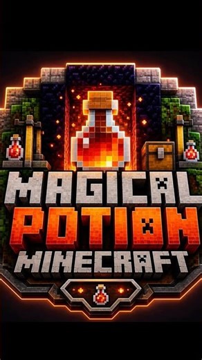 🔥 “Fire Potion बनाओ और लावा में तैरो! 😱Hack!”viral, clickable, short video #minecraft #minecraftsh