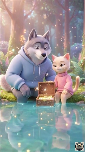 A magical music box opens a world of pure friendship! 🎶💖 #MidnightSadCatAI #foryou #viral