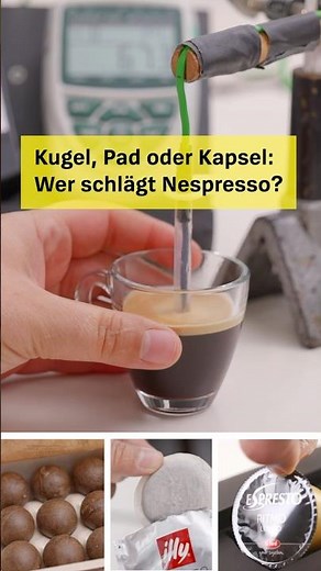 Test Kaffeemaschinen: Kugel, Pad oder Kapsel - wer schlägt Nespresso? (Stiftung Warentest)