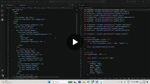#javascript #frontenddevelopment #webdevelopment #projects #openweather | Prem Sagarkar