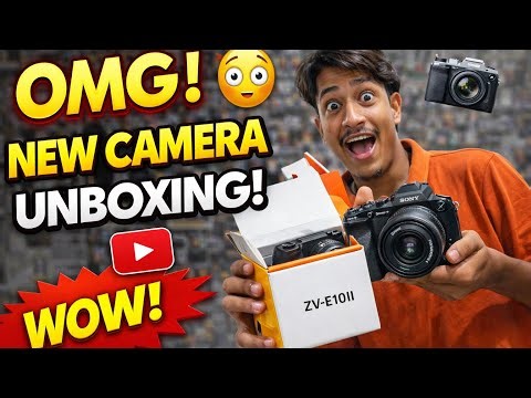 My first New Camera unboxing | Sony ZV E10 M 2 | travel things by jigar