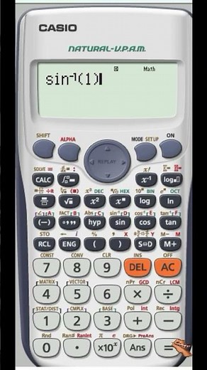 Inverse trigonometric functions with calculator, #calculus, #arcsine