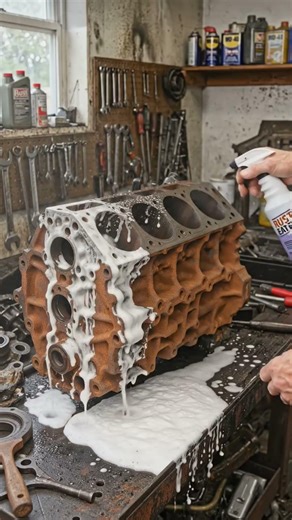 Satisfying Engine Rust Removal | Full Restoration Process