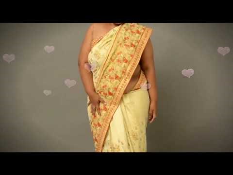 How to wear Saree without bra and blouse || How to Wear Saree