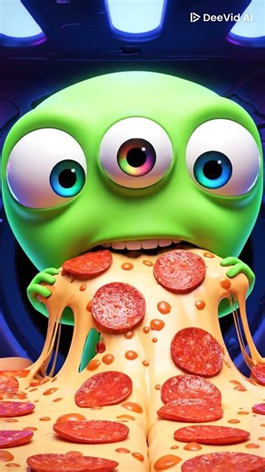 Alien Pizza Surprise