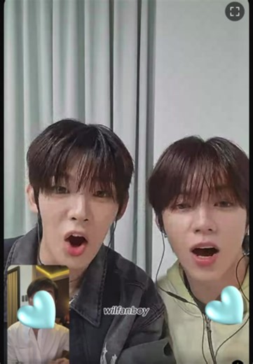 260320 🦊🦝: HELLOOOOOOO W: I missed you JL! 🦝: I missed you din poooo 🦊: Don’t call him pooooo Just them bickering 10 secs into the call. 😅 #STEVEN #스티븐 #JL #제이엘