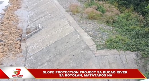 Slope protection project sa Bucao River sa Botolan, matatapos na #BrigadaNewsFmOlongapo #InTheHeartOfChangingLives #BrigadaPH | 93.5 Brigada News FM Olongapo
