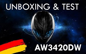 【机翻】开箱评测2020-Alienware AW3420DW