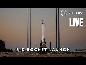 LIVE: Relativity Space to launch world's first 3D-printed rocket