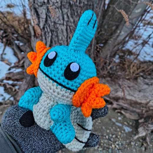 Pokemon Mudkip Amigurumi Plush, Handmade Crochet Toy - Etsy