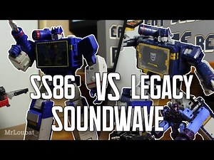 $50 VS $60 SOUNDWAVE! | Studio Series 86 VS Legacy United Soundwave | MrLoubat Review No. 114