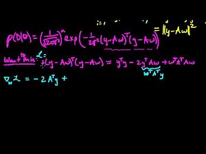 (ML 9.5) MLE for linear regression (part 2)
