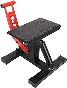 Motorcycle Jack Dirt Bike Stand Lift - Adjustable Hydraulic Lift Save Effort Hoist Table Height Lifting Stand