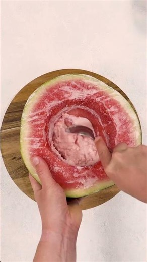 Wassermelonen-Eis mit nur zwei Zutaten 😋