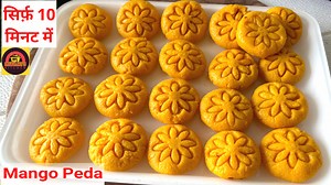 8.5K views · 405 reactions | Mango Peda Recipe | Aam Peda recipe | Sweet Recipe | Dharmis Kitchen | Facebook