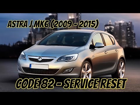 Astra J Code 82 Service Reset