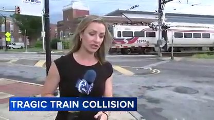 Video shows speeding pickup slamming into freight train in Montco; 2 teens critically injured