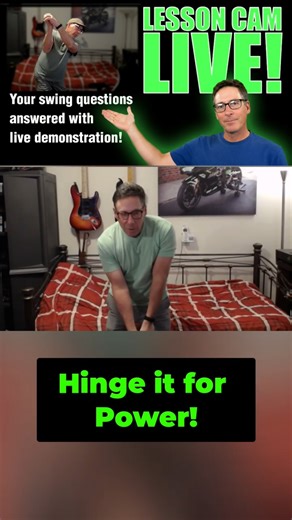 Master the Golf Hinge: Feel the Power! #shorts