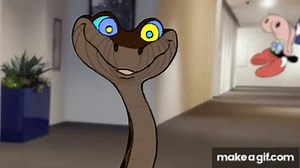 Kaa at the Studio on Make a GIF
