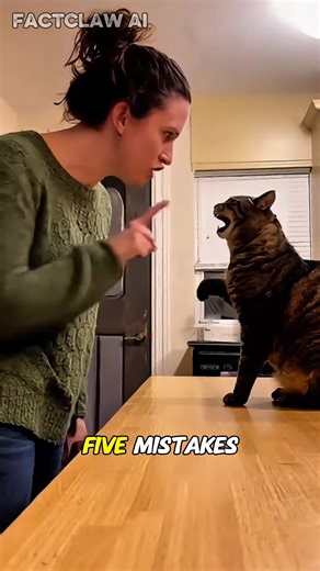 5 Mistakes You Should Never Do During a Cat Attack! #animalovers #shortvideo #viralvideo #viralreel #wildlife #Animalsfacts #animals #animalsfacts #pets #facts | FactClaw AI