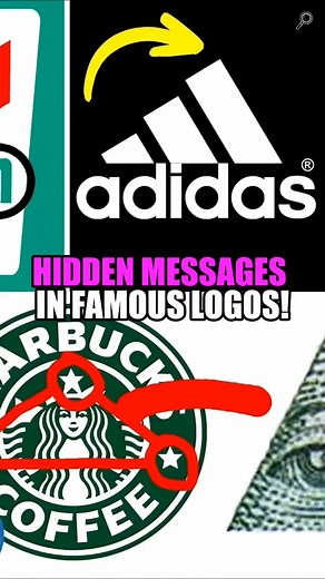 Hidden messages in famous logos #famous #logos #hidden #reels | Daily Insights