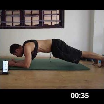 Weighted Plank Challenge – 65 Seconds with 5kg | Core Strength & Abs Control 💪| FitMen40+
