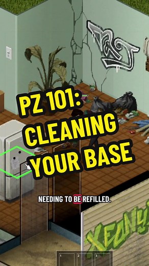 Zomboid 101: Cleaning Your Base #projectzomboid | project zomboid
