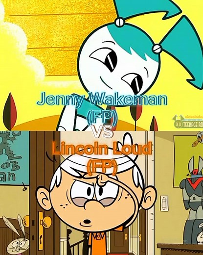 #JennyWakeman vs #LincolnLoud I'm working on Disney vs Nickelodeon vs Cartoon Network vs Dreamworks part 15