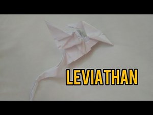 how to make an origami leviathan| mythological monster
