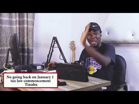 No going back on January 1, tax law commencement - Tinubu